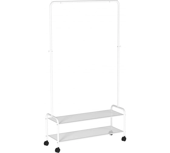 Вешалка Валенсия 32М 2п 91,5х30х162мм ВГВ32М Б белый