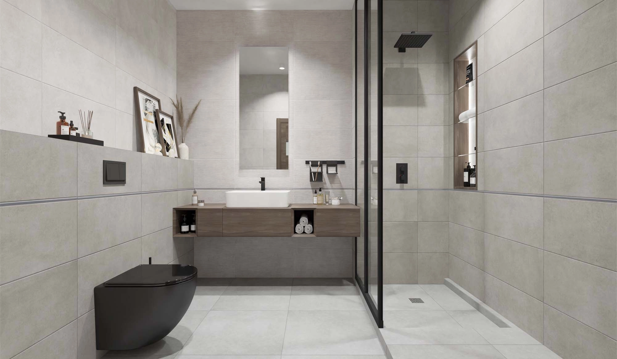 Плитка настенная Urban св.сер 30*60_line GT153VG-image-1