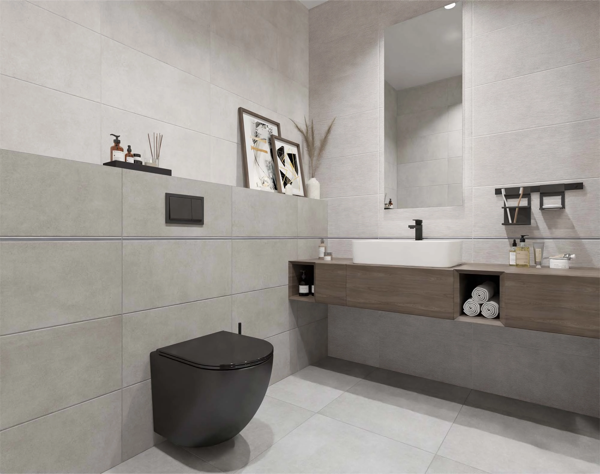 Плитка настенная Urban тем.сер 30*60 GT154VG-image-6