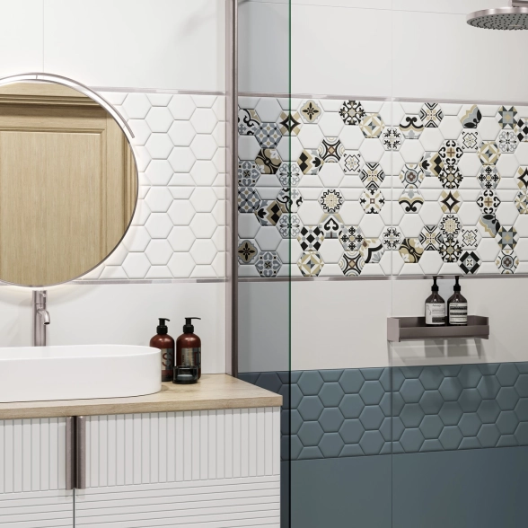 Плитка наст.Эдельвейс Гекс.син/Edelweiss Hexagon Blue 30*60 WT36EDW23-image-2