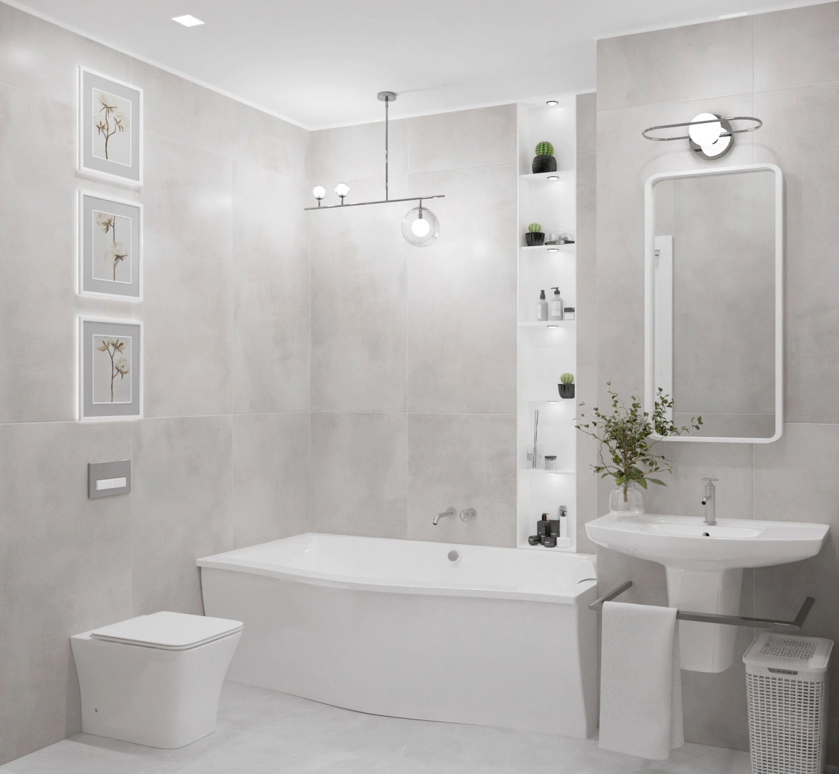 Керамогранит Loft silver 60*120 R-image-1
