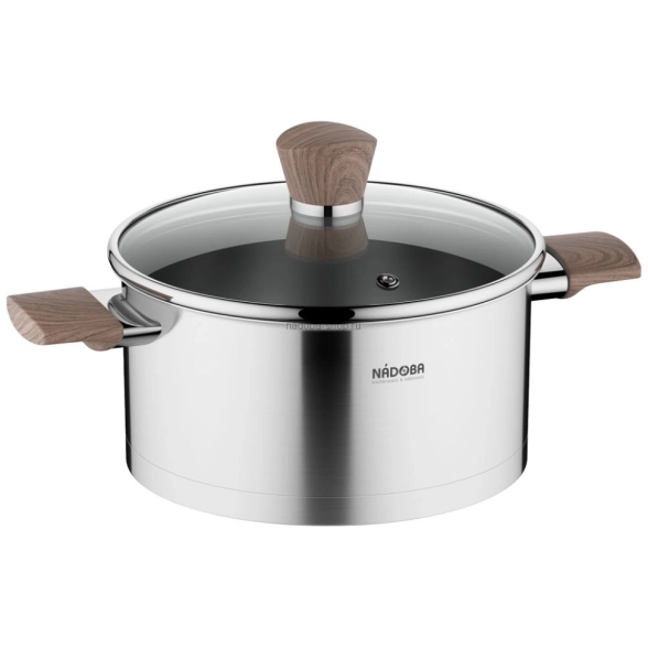 Кастрюля Nadoba Людва 20см/3л стекл.крышка