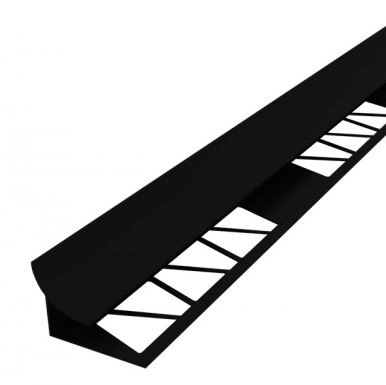 Раскладка п/плитку 9-10мм внутр черная