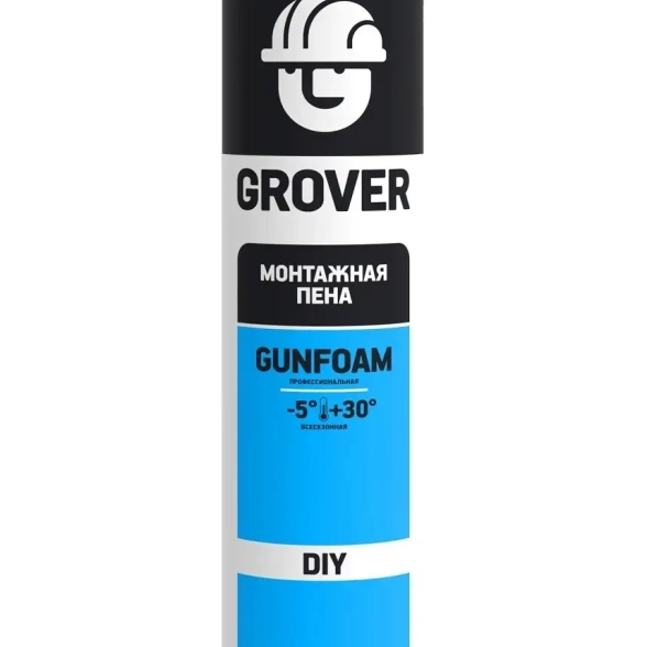 Пена монтажная GROVER GF45 ST проф. 720мл всесезон