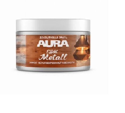 Эмаль декоративная Aura Effekt Metall бронза 0,25кг