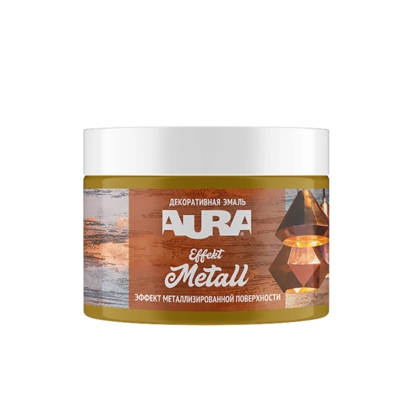 Эмаль декоративная Aura Effekt Metall жемчуг 0,25кг