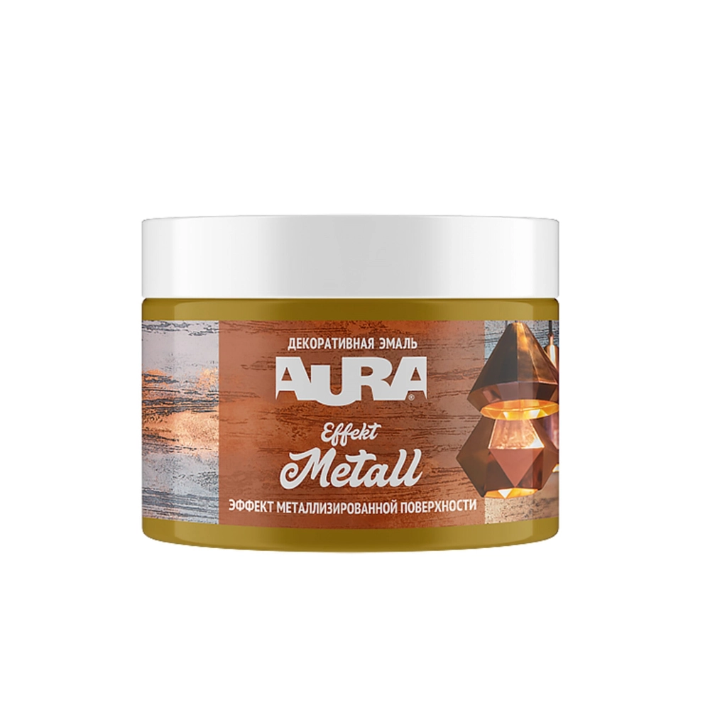 Эмаль декоративная Aura Effekt Metall жемчуг 0,25кг