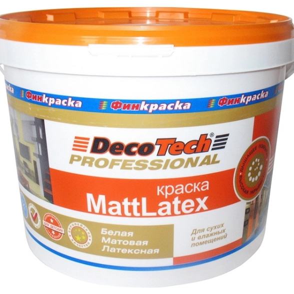 Краска в/э DecoTech маттлатекс WA 4,2кг