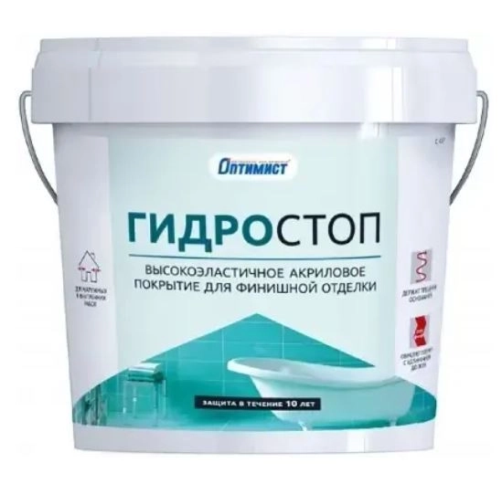 Покрытие акр.эласт. С407 HydroFix Оптимист д/фин.отдел.3,5кг