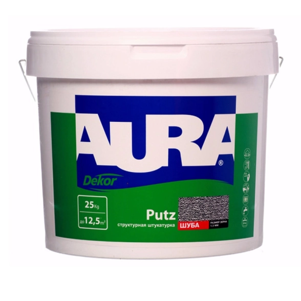 Декоративная штукатурка Aura Dekor Putz шуба 1,5мм 25кг
