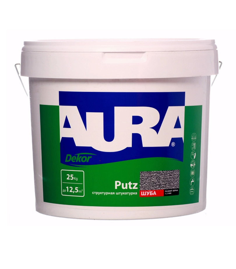 Декоративная штукатурка Aura Dekor Putz шуба 1,5мм 25кг
