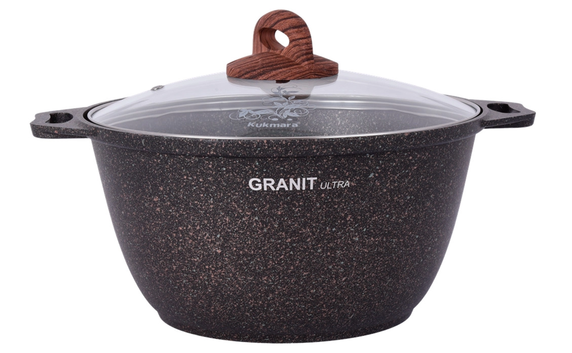Кастрюля АП Granit Ultra Original 4л с/кр Kukmara kro42a