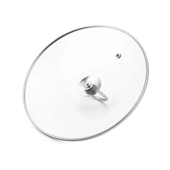 Кастрюля из нержавеющей стали Teco TC-C3900-05 3.9л 20см со стеклянной крышкой-image-2