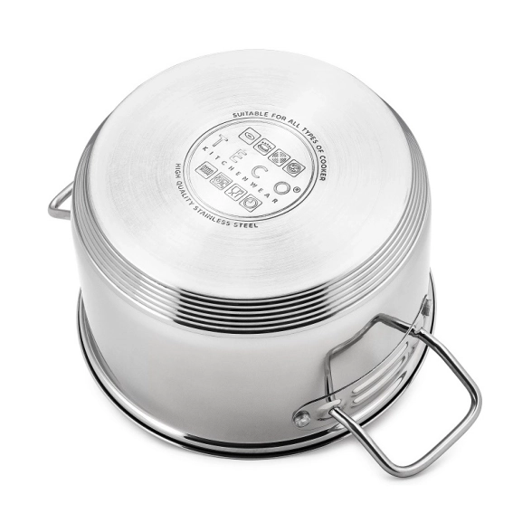 Кастрюля Teco 5,1л нерж.сталь 22см TC-C5100-05-image-2