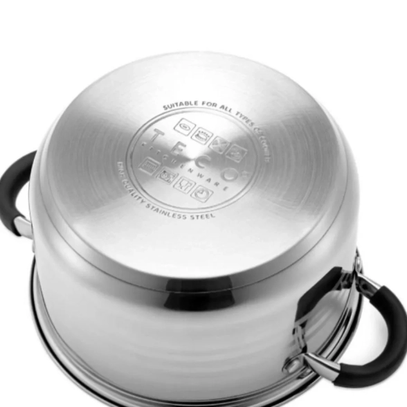 Кастрюля Teco TC-C3900-06B из нержавеющей стали 3.9л 20 см-image-3