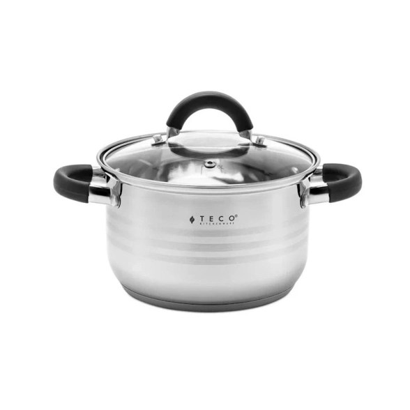 Кастрюля Teco TC-C3900-06B из нержавеющей стали 3.9л 20 см