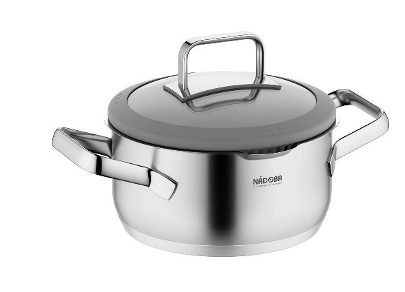 Кастрюля Nadoba Герда 18см/2,1л стекл.крышка 726013