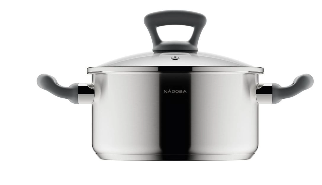 Кастрюля Nadoba Викки 20см/3,0л стекл.крышка