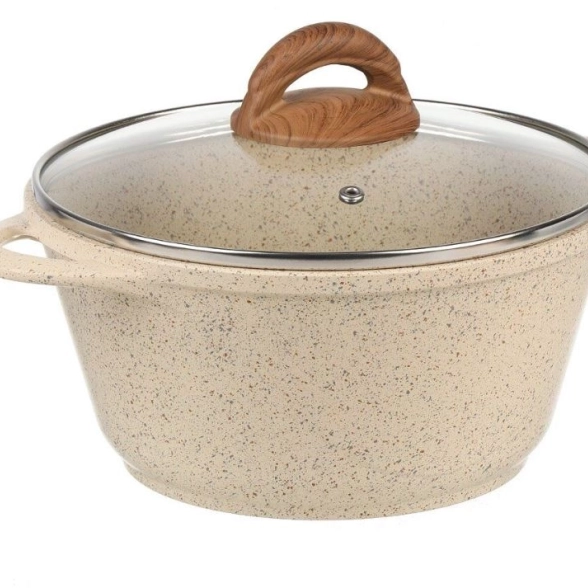 Кастрюля АП Гурман Estima 2л беж алюм. ГМк203 ЭБИ