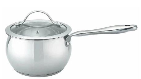 Кастрюля ковш Teco 2,1л нерж.сталь 16см TC-S2100-04