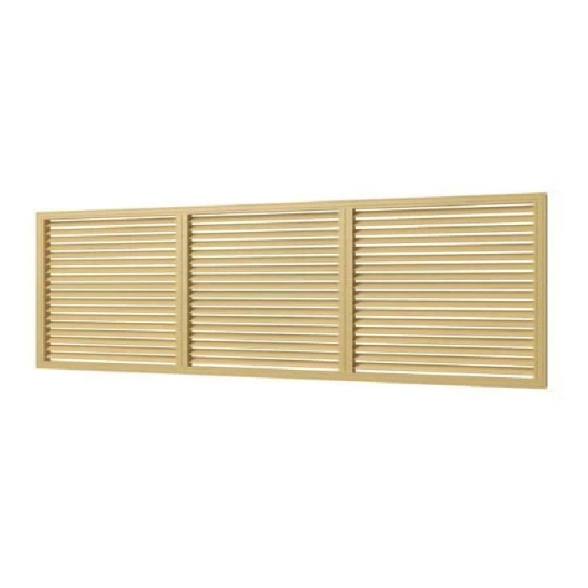 СО Решетка радиаторная 0.6х1.5 ПВХ беж.