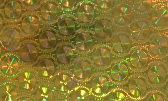 Пленка с/к MAXIFIX 45см/2м 1019 голография золото