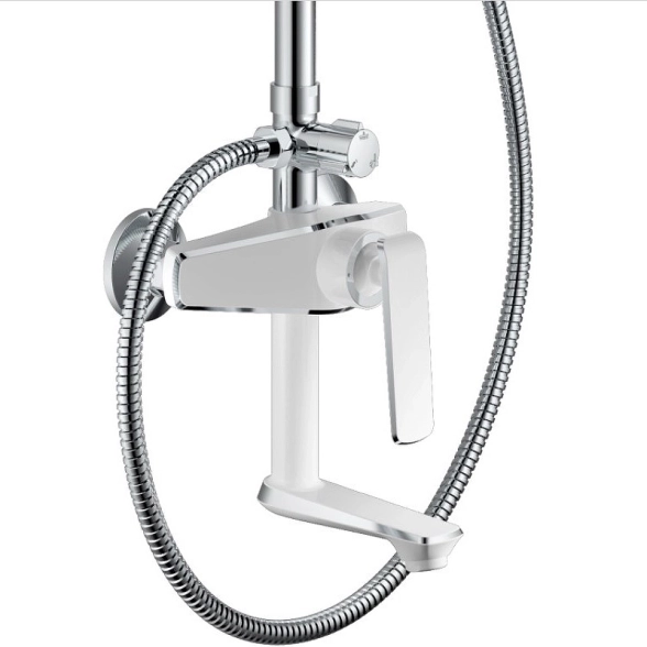 Душ система Haiba HB24548-8 бел/хром-image-3