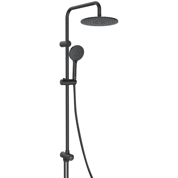 Душ.гарнитур LEMARK LM8809BL Тропич.дождь+лейка черный