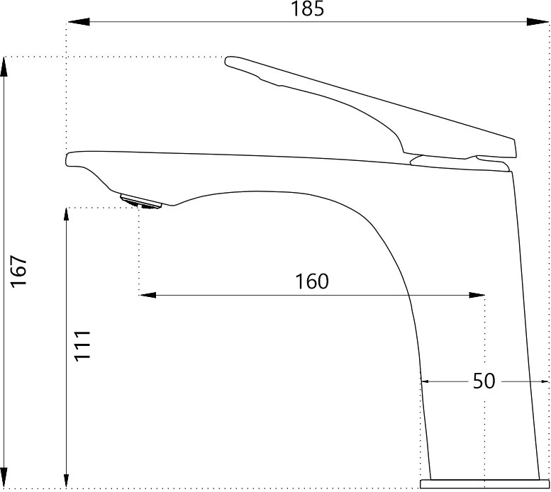 Смеситель д/у Haiba HB08-2 HB10816-image-1