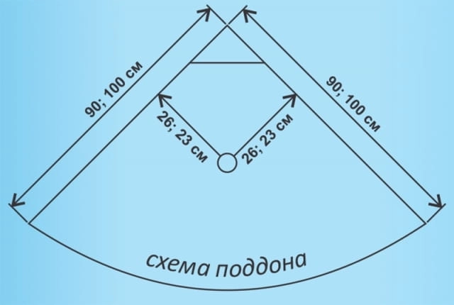 Поддон д/ДК ВМ-8815 90*90