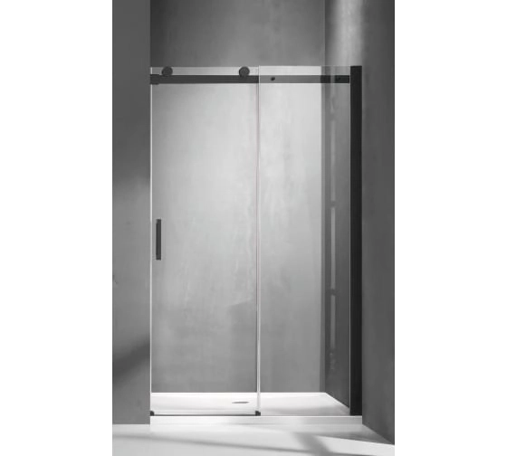 Душ.ограж. Aqua Evo DF-1200-C-Matt Black 1200*1950 8мм черн