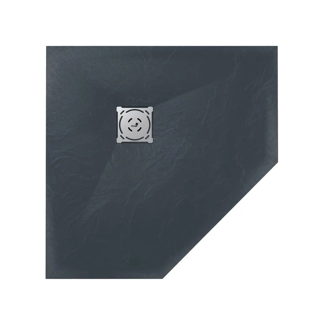 Поддон душ.RGW ST/T*-0099G 90*90*2,5 трапеция/графит камен.