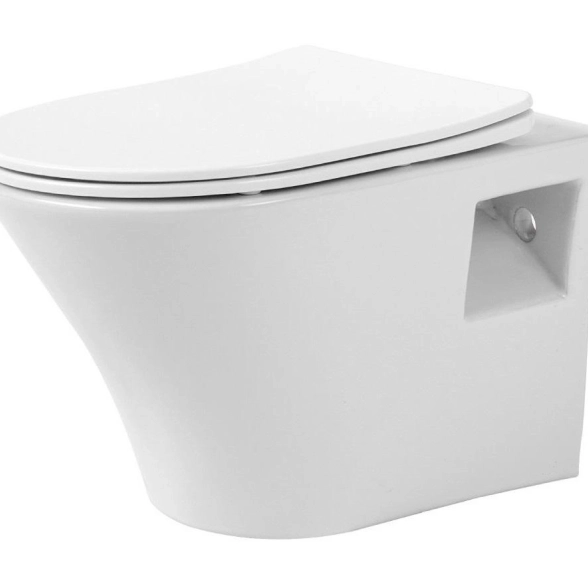 Унитаз подвес. Basardo bs115-00 с сиденьем