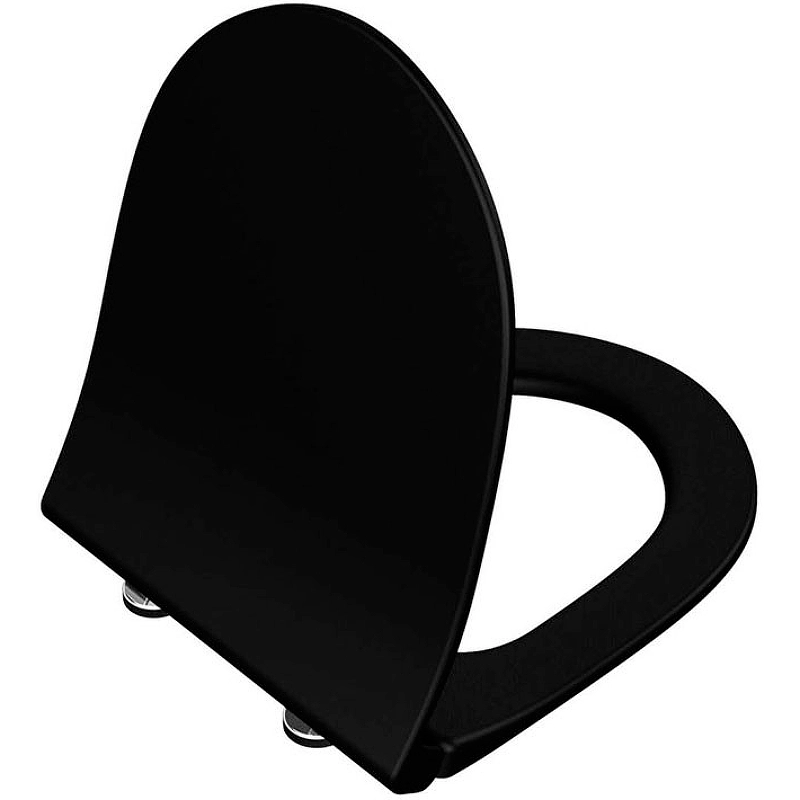 Сиденье д/у Vitra Sento 120-083-009 м/л черный мат
