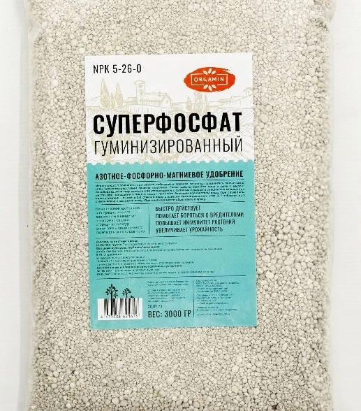 Удобрение Суперфосфат гуминизированный 3кг