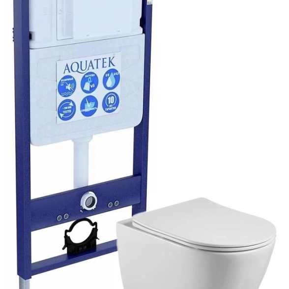 Сист. инстал Aquatek INS-0000012+унитаз БЕТТА AQ1253W-00 м/л