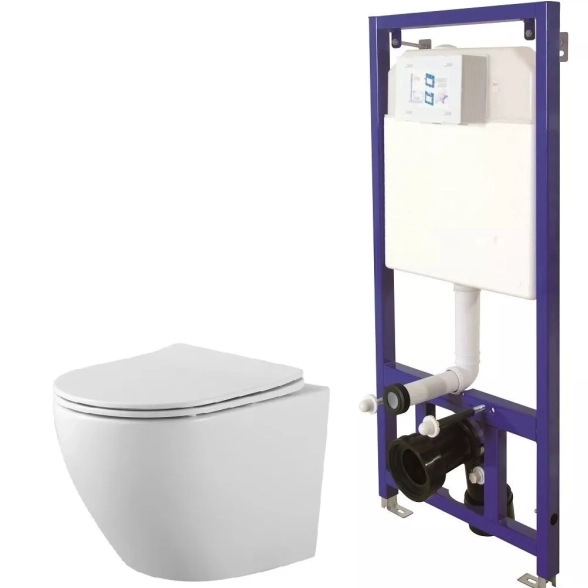 Система инст. Basardo BS-112-001+унитаз Bs111-00 AUT