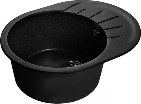 Мойка GRANFEST GF-R580L чаша+крыло 580*450 мм черный