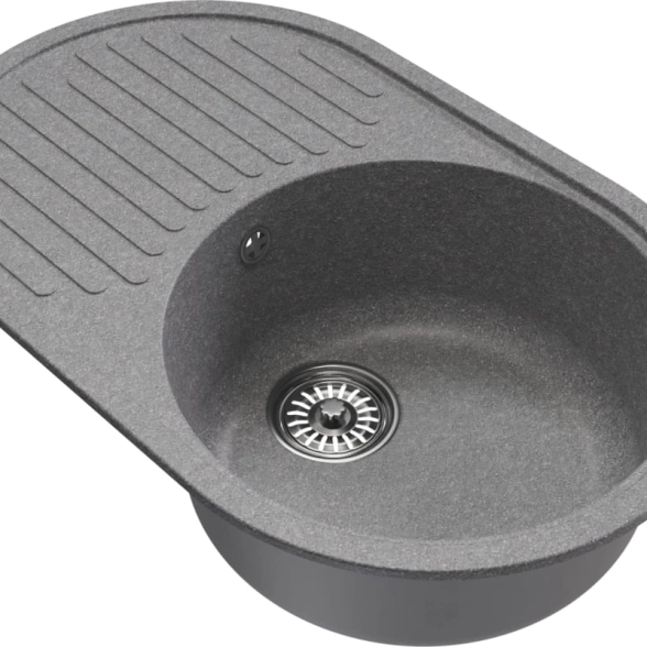 Мойка ML-GM16 (342) с/кр графит 720х465х180мм NEW