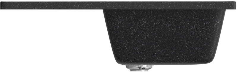 Мойка ML-GM19 с/кр (308) черная 500*750*200мм-image-1