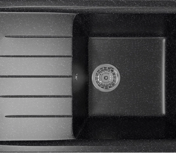 Мойка ML-GM19 с/кр (308) черная 500*750*200мм-image-2