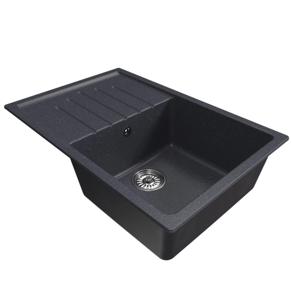 Мойка ML-GM19 с/кр (343) антрацит 750*500*200