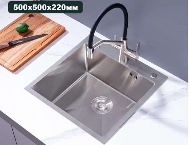 Мойка Splenka S701.5050.05 сатин-image-1