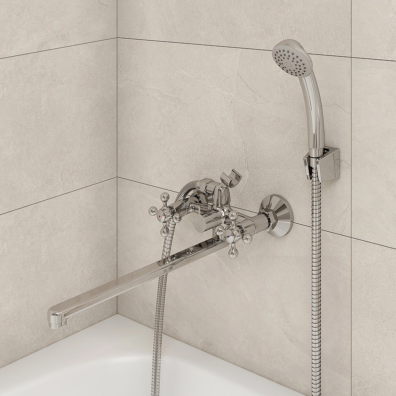 Смеситель д/в Milardo Duplex DUPSBL2M10 хром-image-1