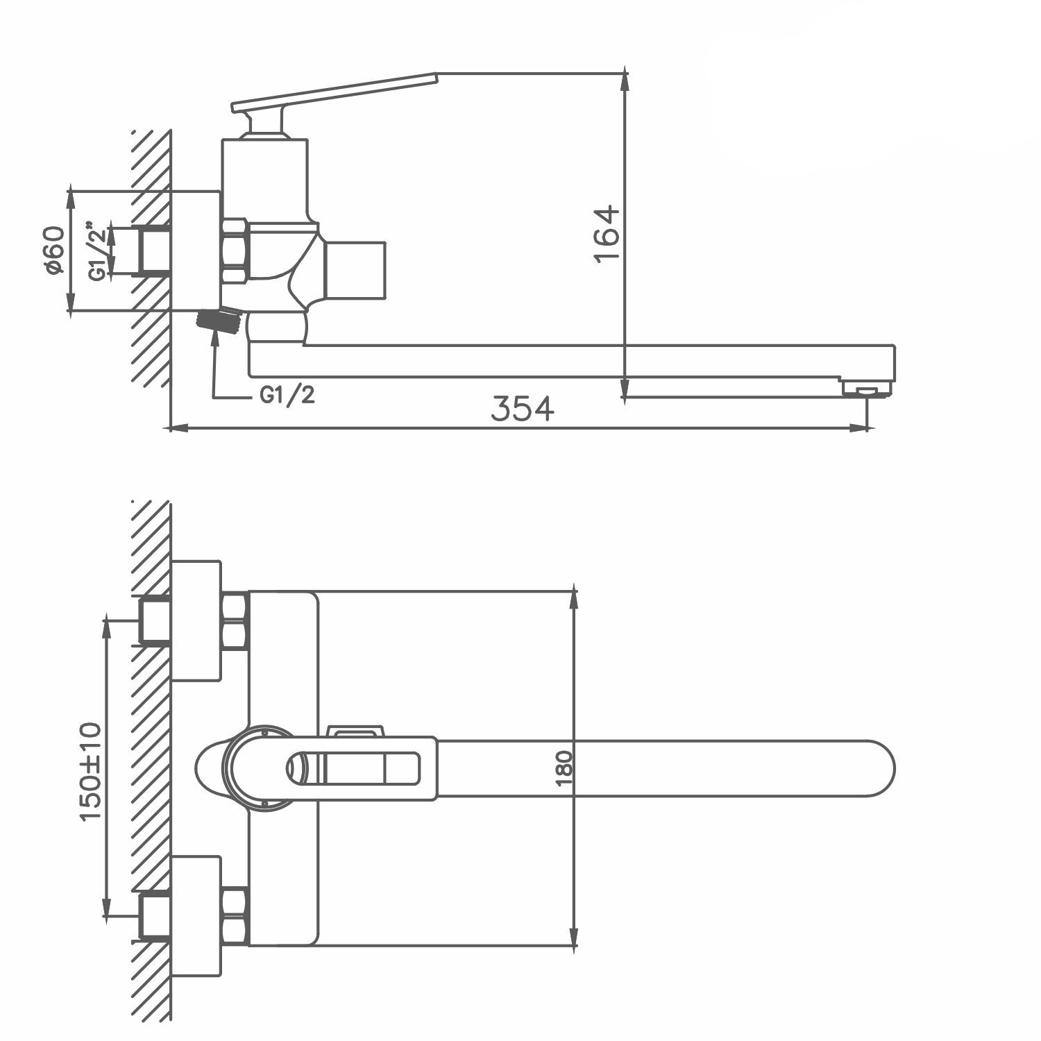 Смеситель д/в Mixline ML28-02 Energy 35k-image-3