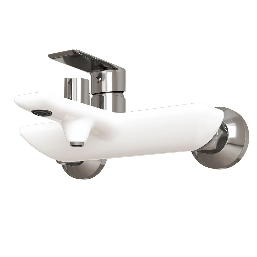 Смеситель д/в Mixline ML33-01 City White 35k бел/хром-image-1