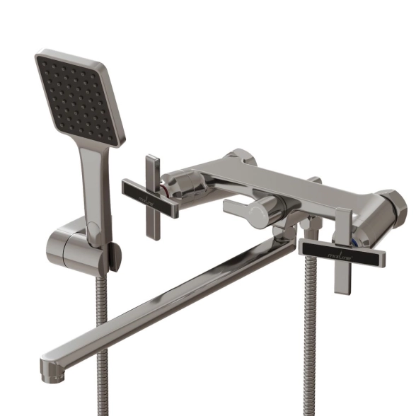 Смеситель д/в Mixline ML37-02 Cross 1/2 кер.