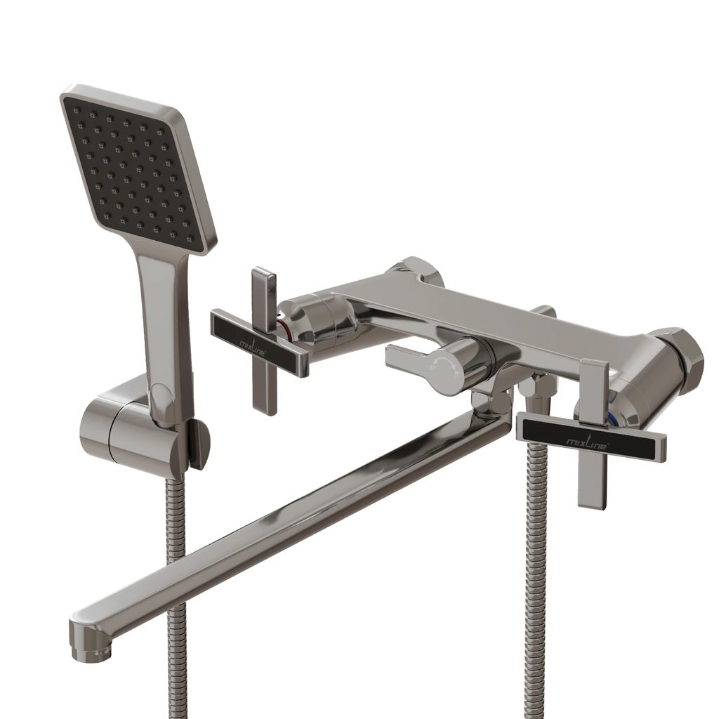 Смеситель д/в Mixline ML37-02 Cross 1/2 кер.