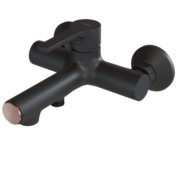 Смеситель д/в MIXLINE Round Black ML23-01 черный-image-1