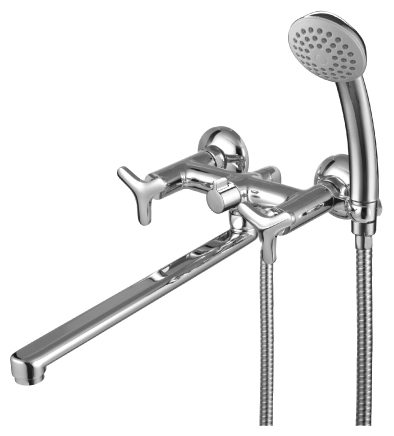 Смеситель универс Lemark Спирит плюс LM1951C пл.изл.хром